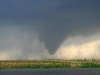 A tornado in the distance.  (NOAA)