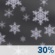 Tonight: A 30 percent chance of snow showers, mainly between 8pm and 11pm.  Mostly cloudy, with a low around 21. Blustery, with a north northwest wind 10 to 18 mph, with gusts as high as 30 mph.  Little or no snow accumulation expected. 