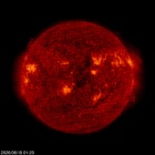 Click for time-lapse image of the sun