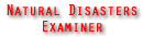 Natural Disasters Examiner