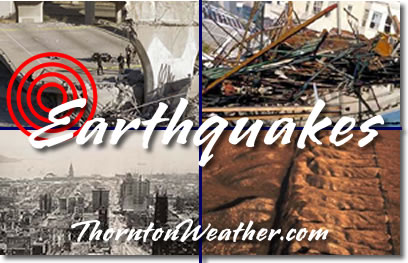 Earthquakes occur every year in Colorado and of course daily across the globe.  Our new earthquake pages help you keep an eye on the temblors.