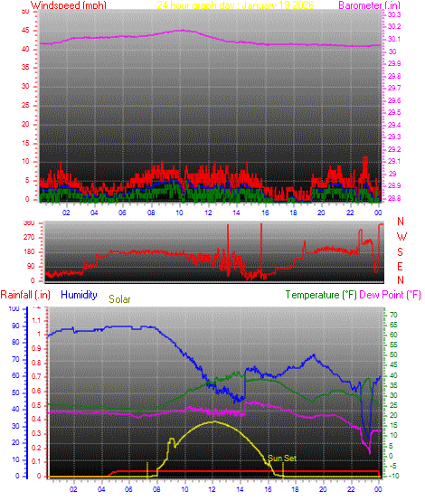 24 Hour Graph for Day 19