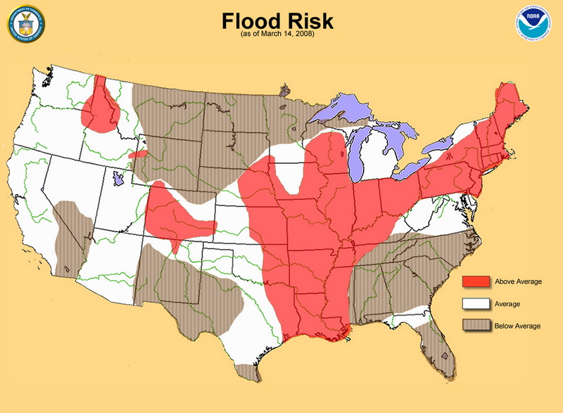 NOAA: Increased Flood Risk, Minimal Drought | ThorntonWeather.com