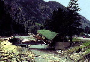 The Big Thompson Flood in 1976 claimed the lives of 144 Coloradoans and serves to remind us of the dangers of floods. (USGS)