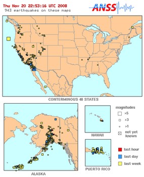 ThorntonWeather.com now features earthquake activity reports and wildland fire maps.