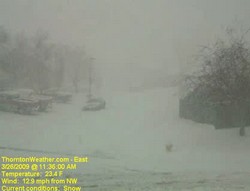 Thornton begins digging out from the March Blizzard of 2009.