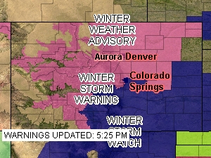 A major spring storm could bring more than 12 inches of snow to Denver and Thornton.