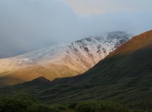 Denver has record setting cool temperatures and snow arrives in the Rocky Mountains.  Image courtesy Victor Lewis.