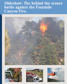 Slideshow: The behind the scenes battle against the Fourmile Canyon Fire. 