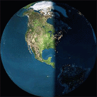 Animated vernal equinox