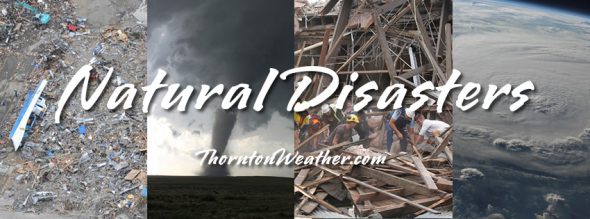 Natural Disasters - Tsunami, Tornadoes, Earthquakes, Floods, Hurricanes