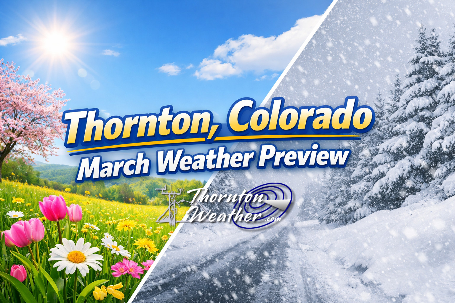 Thornton, Colorado March Weather Preview. (ThorntonWeather.com)