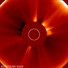 Latest LASCO C2 image of the Sun