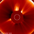 Latest LASCO C2 image of the Sun