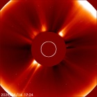 Latest LASCO C2 image of the Sun