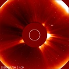 Latest LASCO C2 image of the Sun