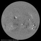 Latest SDO/HMI Magnetogram image of the Sun