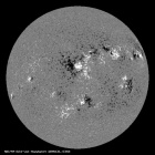 Latest SDO/HMI Magnetogram image of the Sun