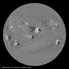 Latest SDO/HMI Magnetogram image of the Sun