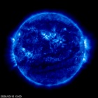 Click for time-lapse image of the sun