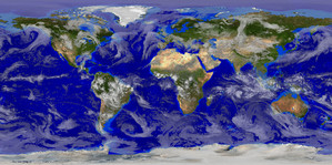 Global Weather Satellite Image