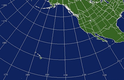Northeast Pacific Satellite Image Area